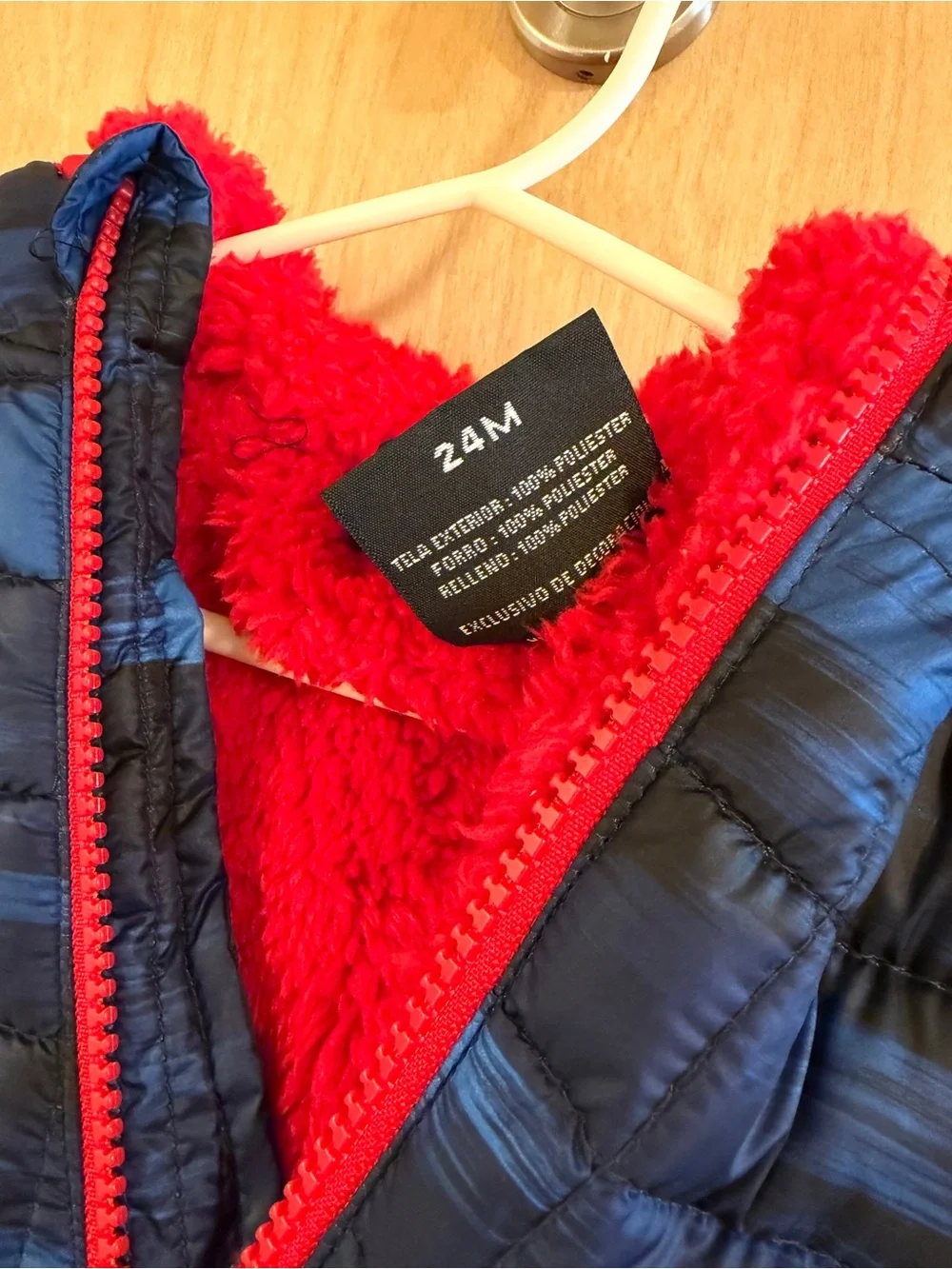 Snozu Blue and Black Puffer Infant/Toddler Snowsuit with Red Trim 24m/2T